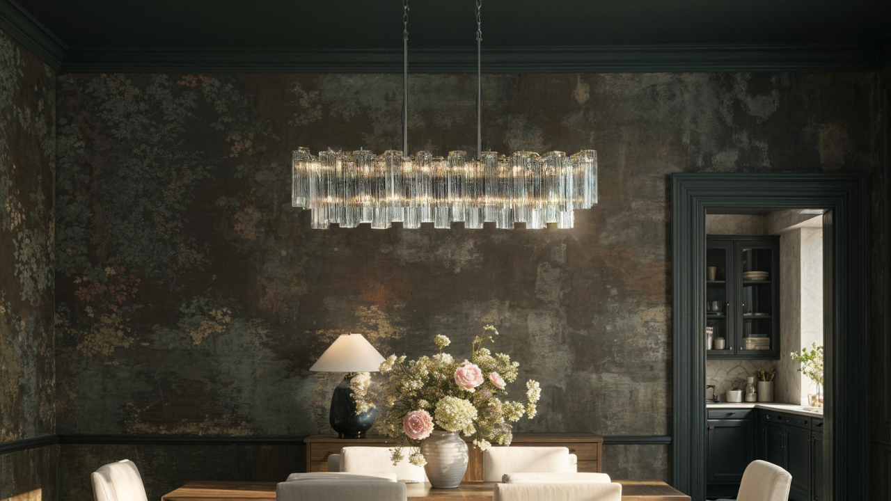 Chandelier Size and Height Guide for 8-, 9-, and 12-Foot Ceilings